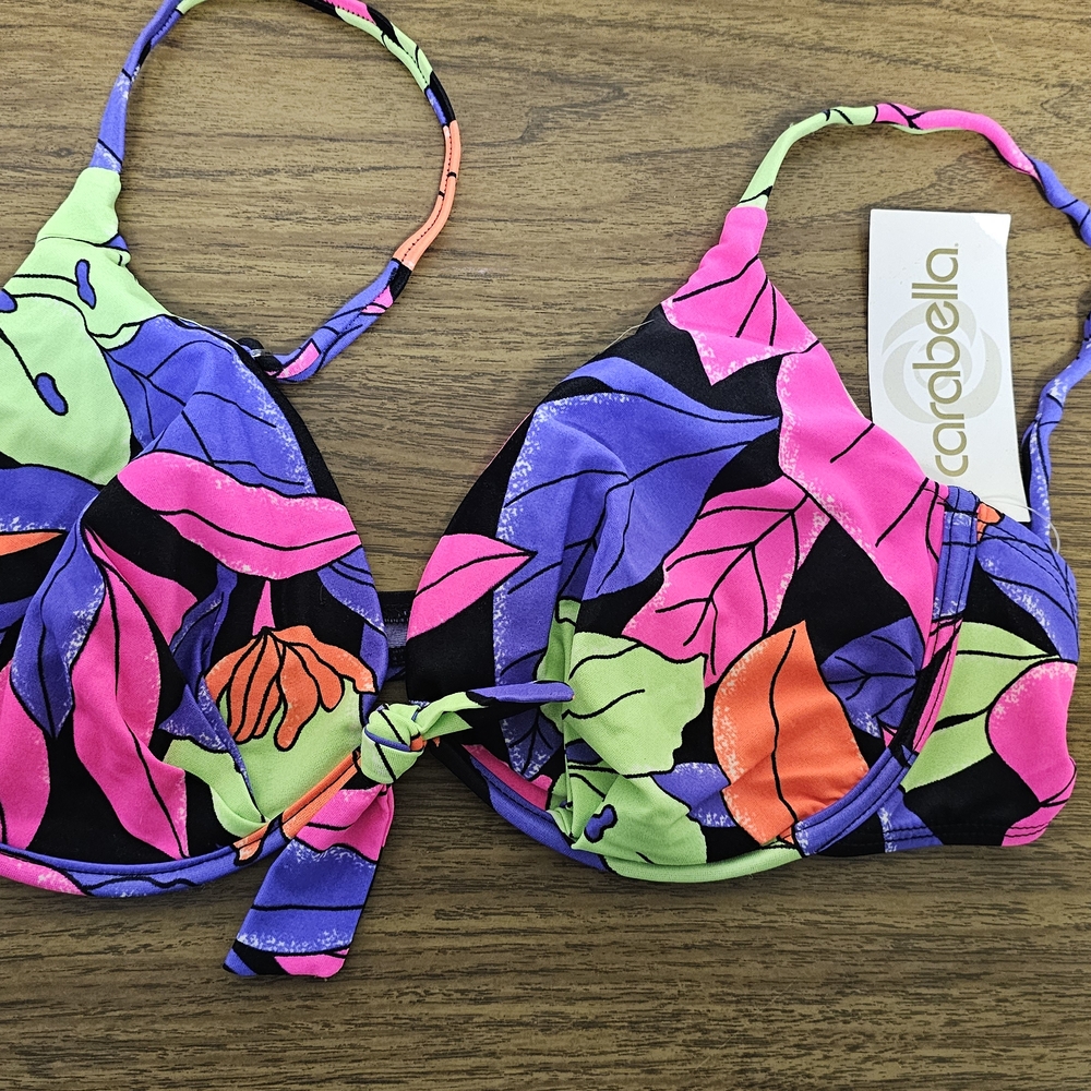 Colorful Carabella Bikini Top 38D